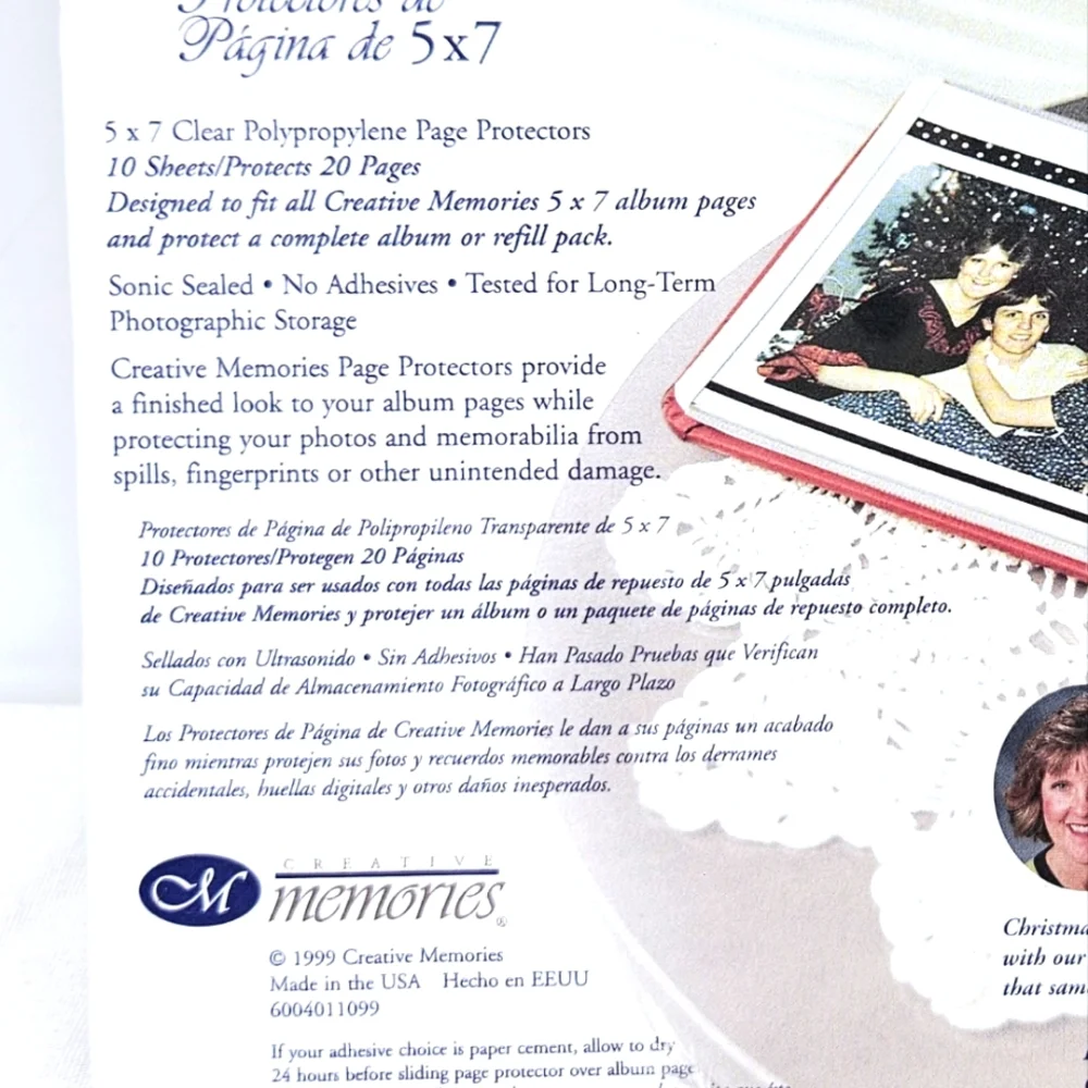 Creative Memories 5x7 Page Protectors Refill NEW Retired CM Scrapbook Sleeves